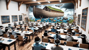 נעזרים במציאות מדומה בבתי ספר ללימוד תנך